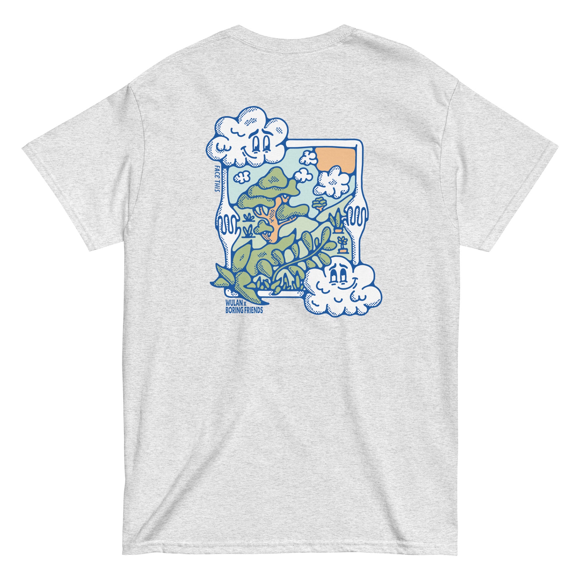 Boring Friends x Face This T-shirt [back]