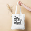 Bijdevleet x Face This customizable organic tote bag