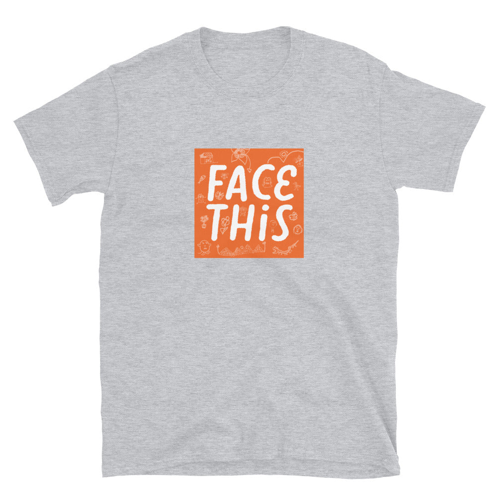 Face This Logo T-shirt - Red