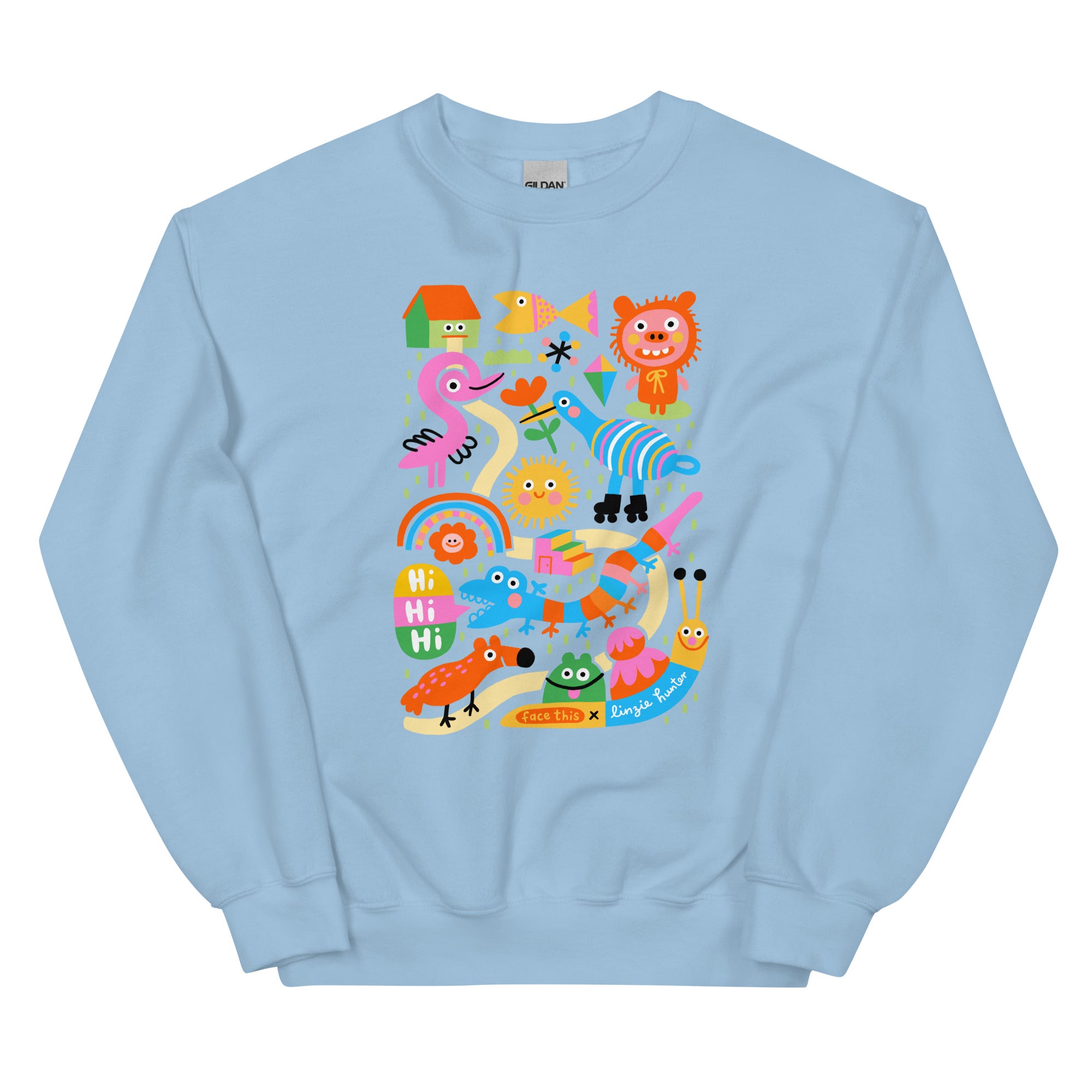 Linzie Hunter x Face This Sweater