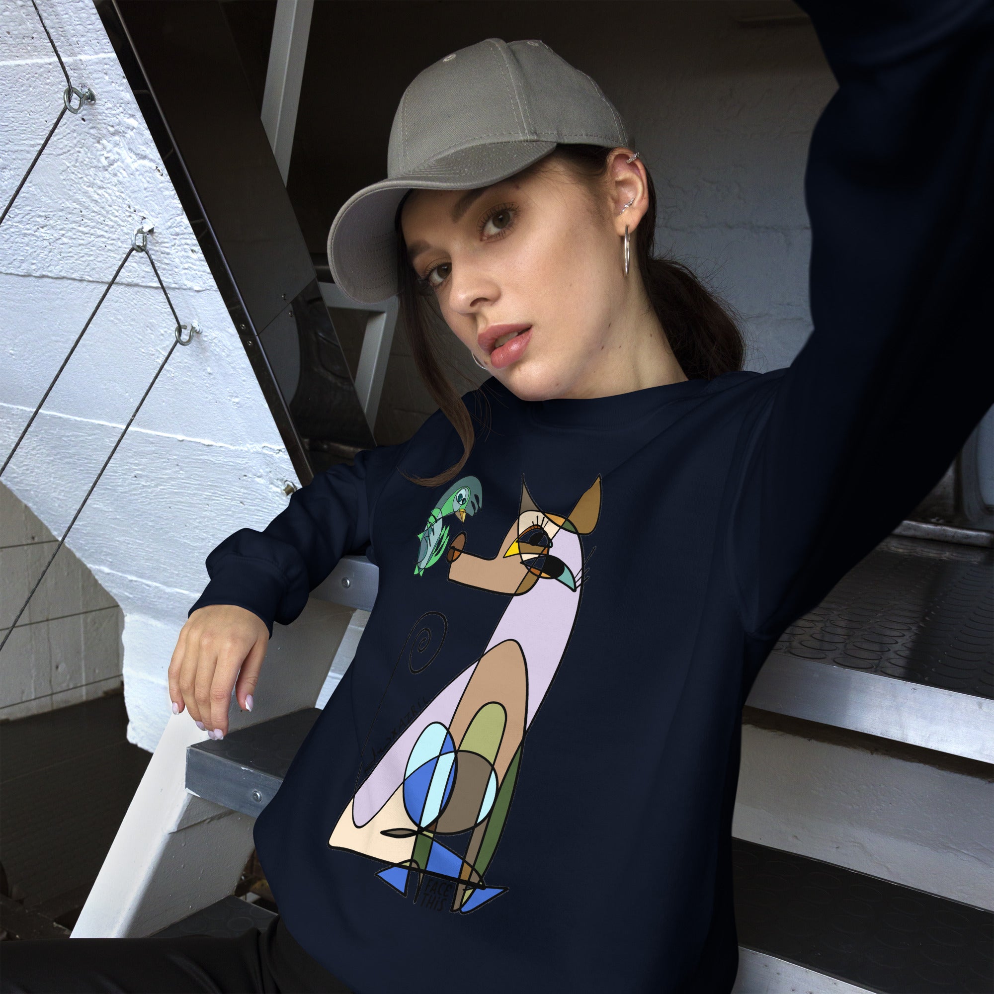 Belin x Face This sweater