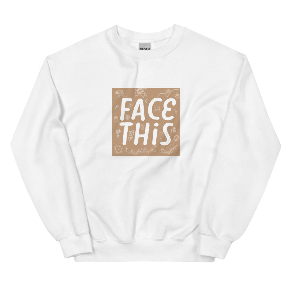 Face This Logo Sweater - Brown